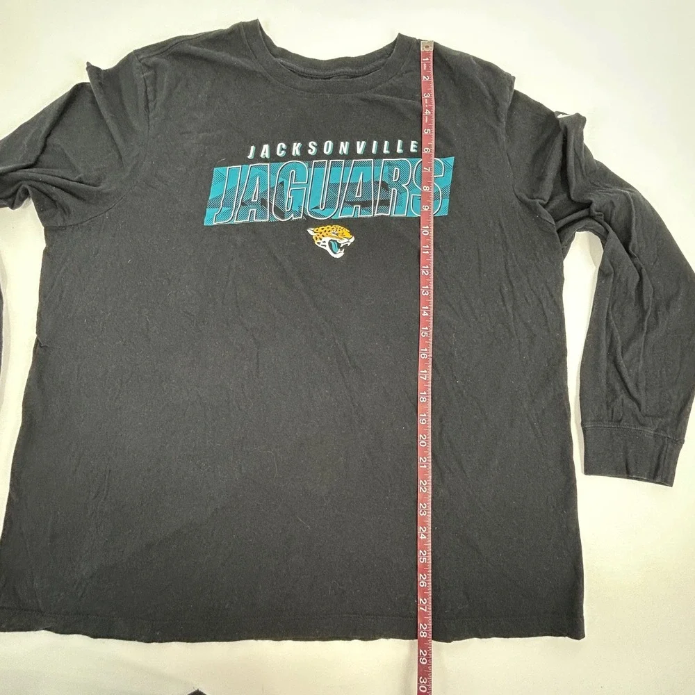 Jacksonville Jaguars Long Sleeve Shirt Men's XXL Black The Nike Tee NFL Football